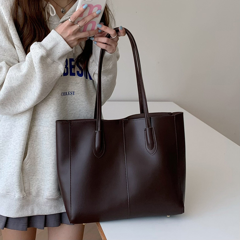 Women Bags Low Price - 빈티지 여성 토트백, 한국 신제품, 대용량,