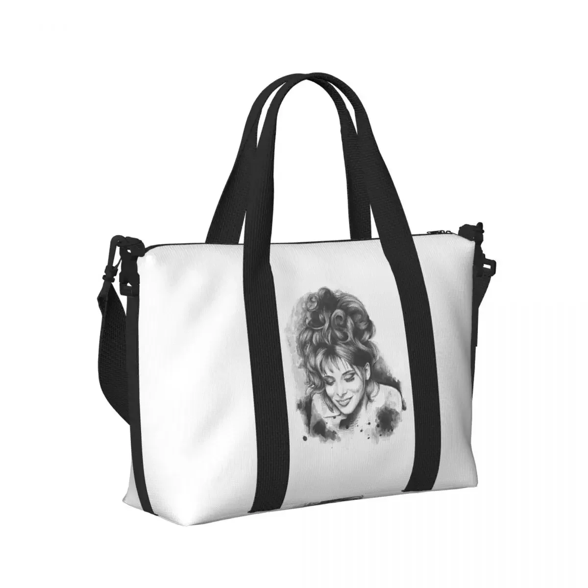 Women Bags Farmers - Mylene Farmer Cartoon 프랑스 가수 비치