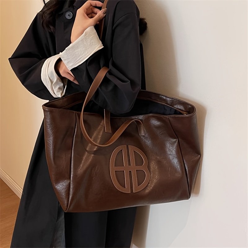 Women Bags Zip - 세련된 대용량 여성용 토트 백 -