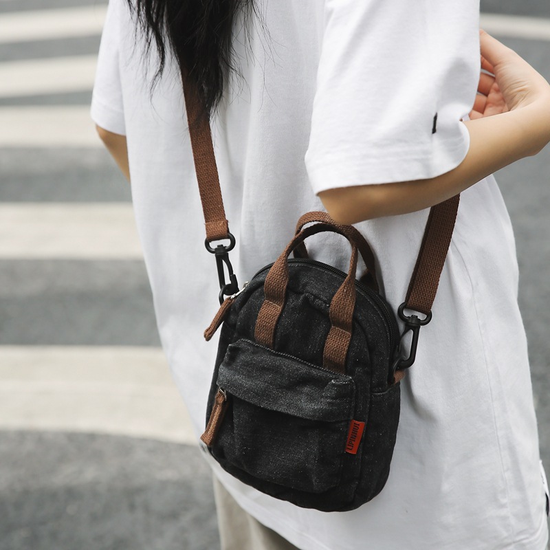 Women'S Bags Longchamp - 여성용 카우보이 캔버스 백 한국 버전