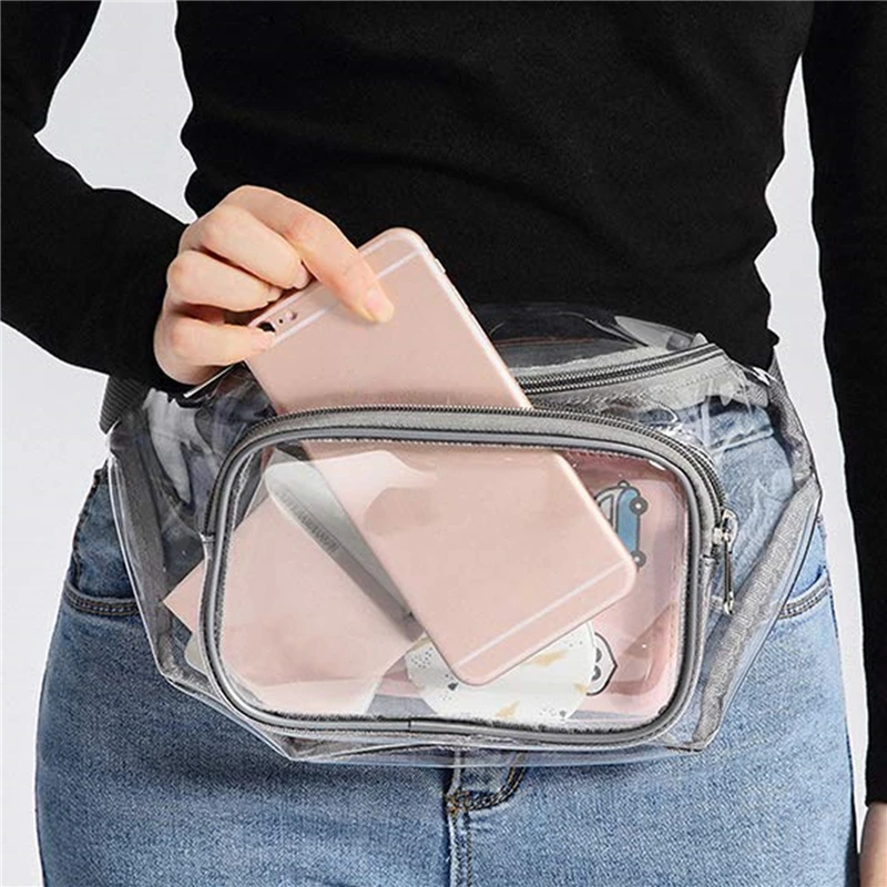 여성용 PVC 허리 벨트 가방 힙백 투명 가슴 파우치  - Women'S Bum Bags 리뷰 및 가격