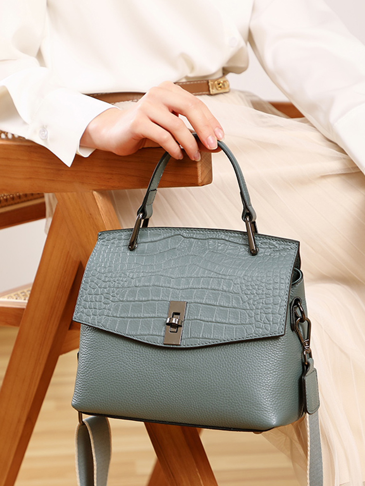 Zency 정품 가죽 여성 핸드백 스톤 빈티지 토트 백 - Women Bags Low Price 리뷰 및 가격