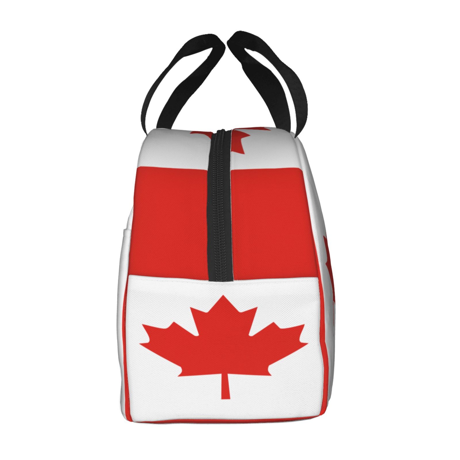 캐나다 국기 패턴 점심 가방 여성 휴대용 쿨러 열 절연 - Women Bags In Canada 리뷰 및 가격