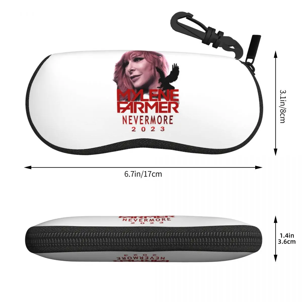 Mylene Farmer 프랑스 가수 쉘 안경 케이스  - Women Bags Farmers 리뷰 및 가격