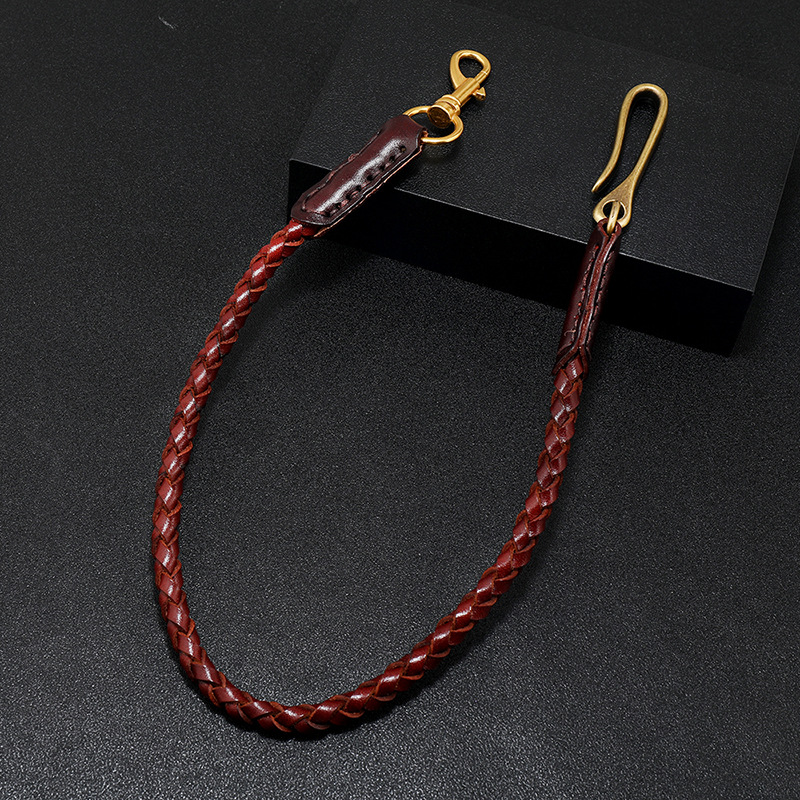 남녀공용 소가죽 꼰 로프 키링, 가방 펜던트 지갑 체인 - Women Bags Pk 리뷰 및 가격