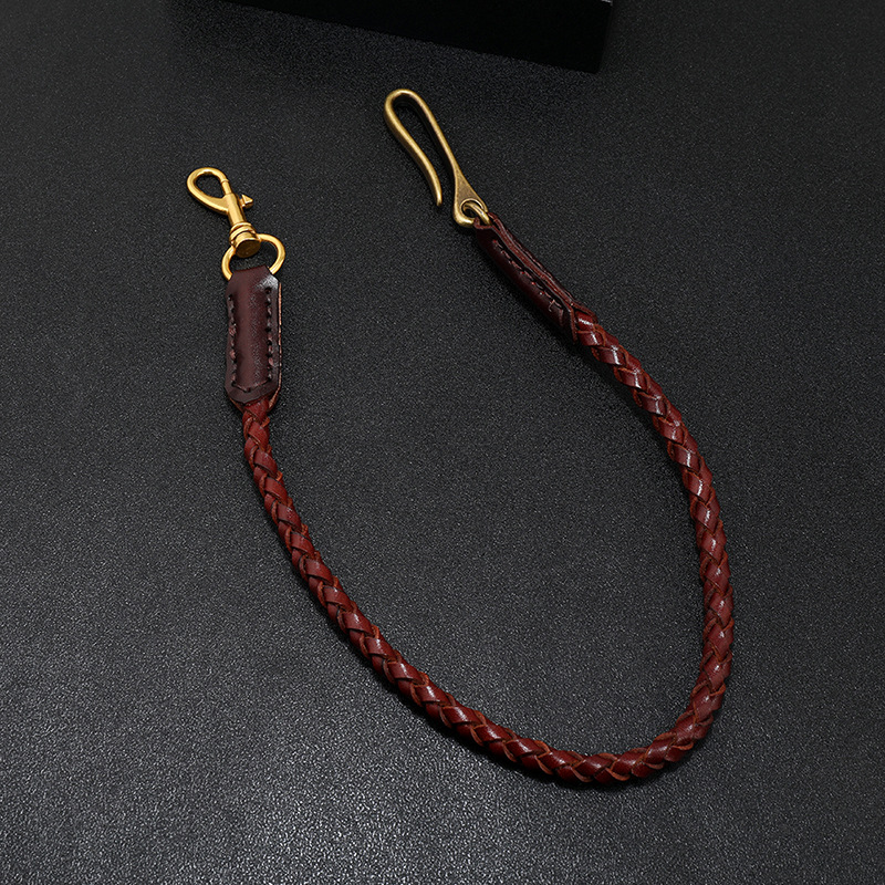 남녀공용 소가죽 꼰 로프 키링, 가방 펜던트 지갑 체인 - Women Bags Pk 리뷰 및 가격