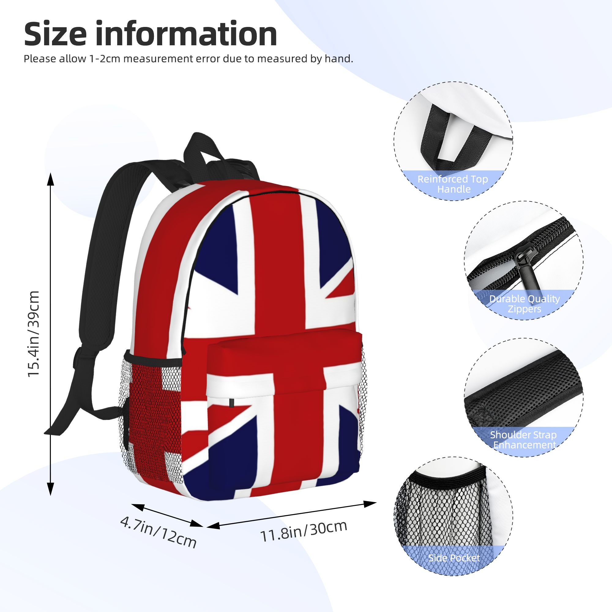 영국의 유니온 잭 국기 배낭, 핫세일 데이팩, 대용량  - Women Bags Uk Sale 리뷰 및 가격
