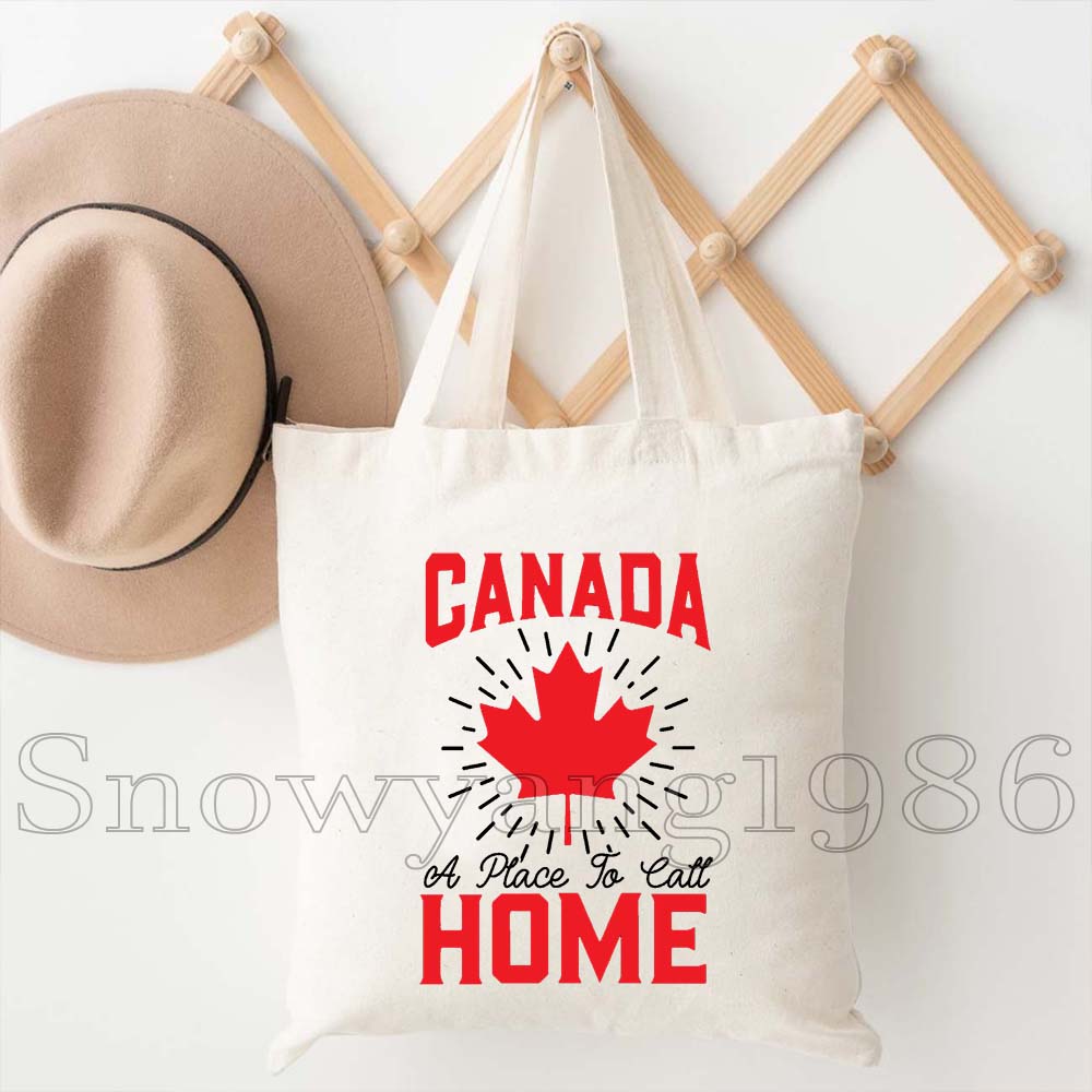 캐나다 지도 깃발 행복한 캐나다 소녀 토론토 관광 선물 - Women Bags In Canada 리뷰 및 가격