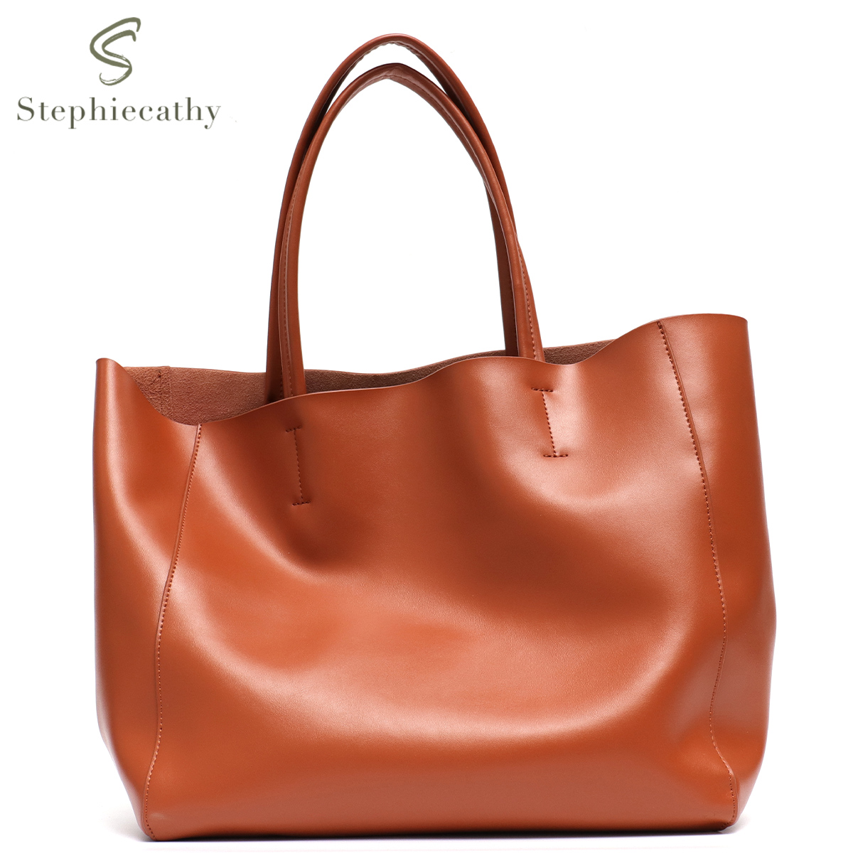 미니멀리스트 빅 토트 백 여성 유행 진짜 가죽 숄더 핸 - Women Bags Low Price 리뷰 및 가격