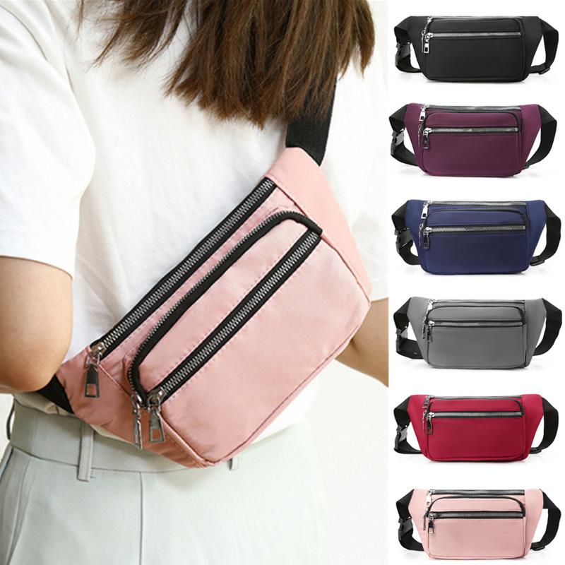 옥스포드 천 허리 가방 지퍼 체스트 백 스포츠 여행 여 - Women'S Bum Bags 리뷰 및 가격