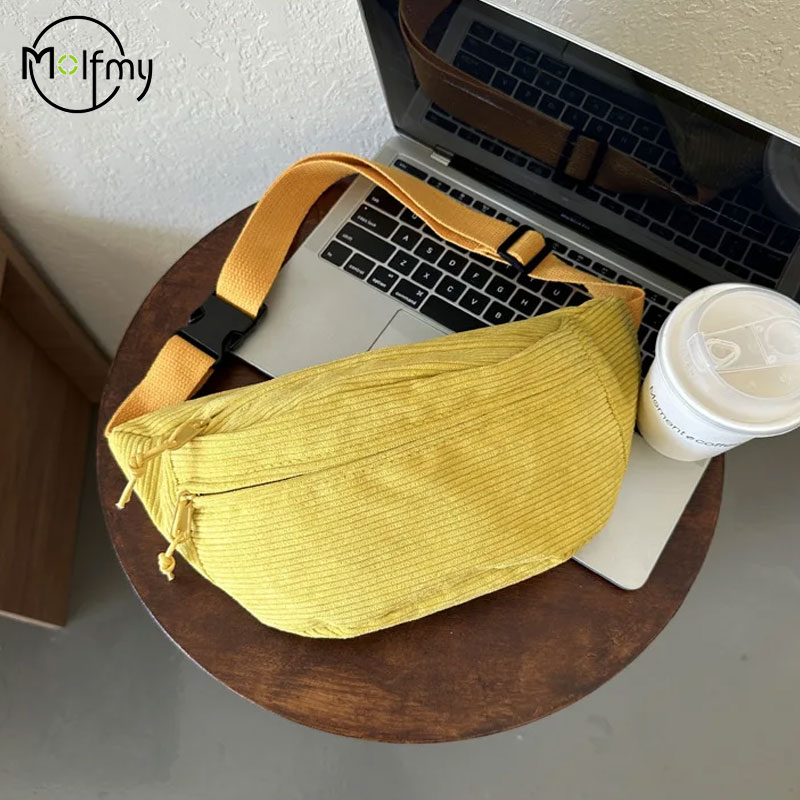 여성용 허리 가방 코듀로이 학생 숄더 핸드백 크로스바디 - Women'S Bum Bags 리뷰 및 가격