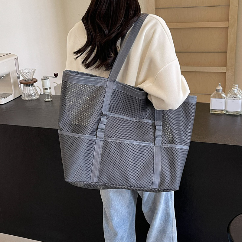 중공 대용량 메이크업 보관 가방 여성 다기능 메쉬 숄더 - Women Bags Low Price 리뷰 및 가격