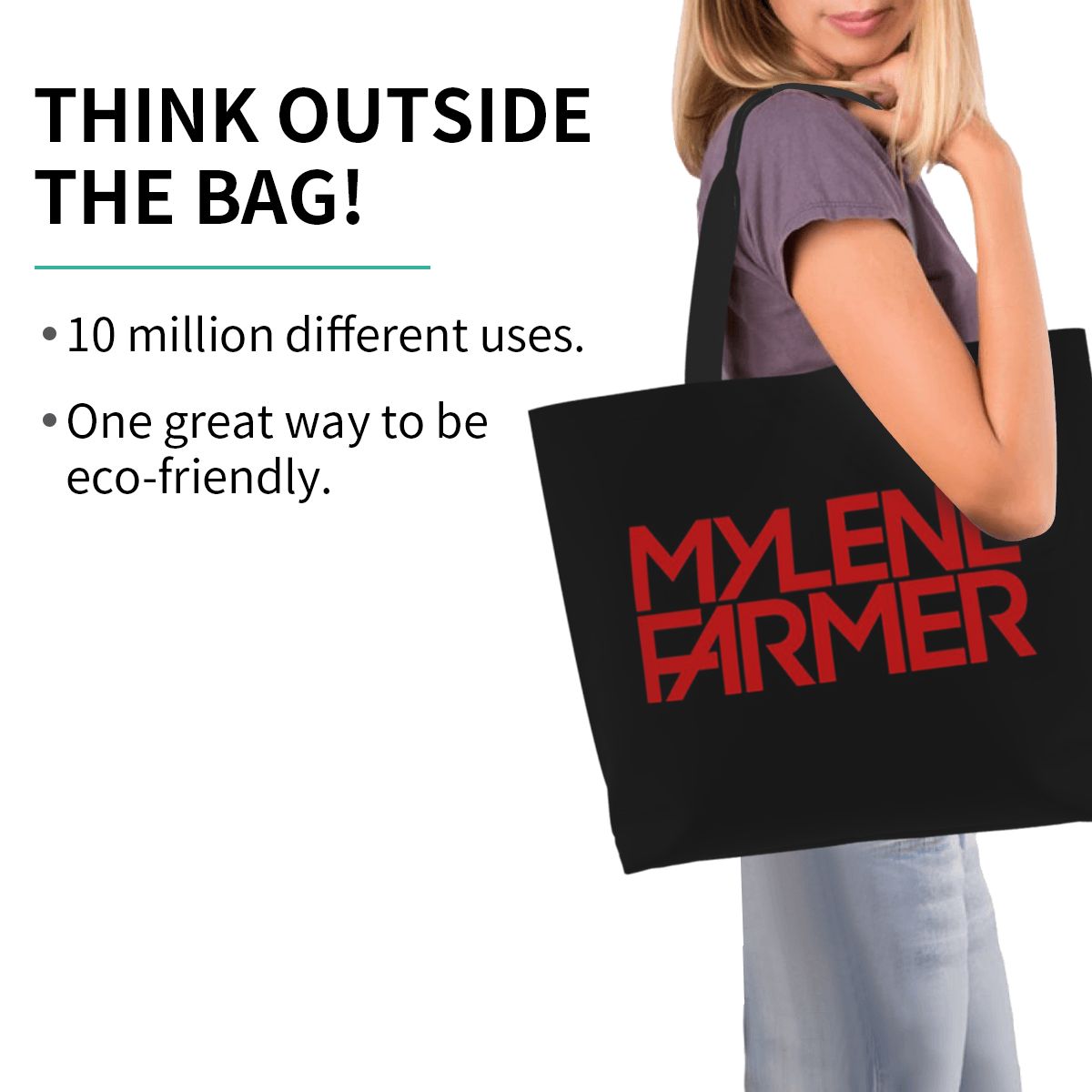 Mylene Farmer Jeanne 쇼핑 토트 백 캔 - Women Bags Farmers 리뷰 및 가격
