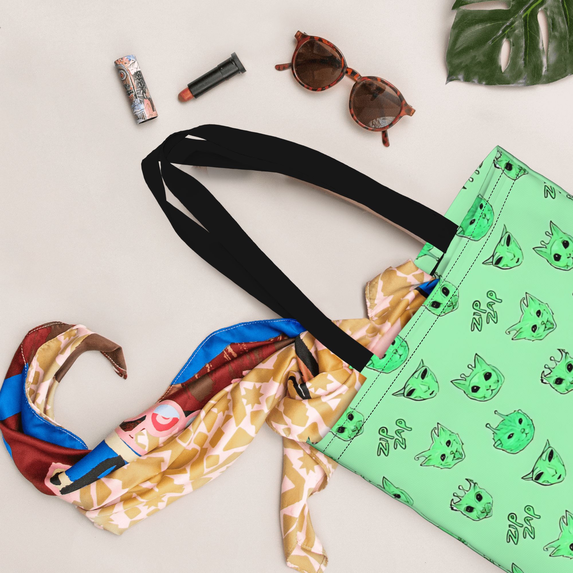 고양이 밈 이미지 외계인 고양이 지프 잡 밈 이미지 캔 - Women Bags Zip 리뷰 및 가격