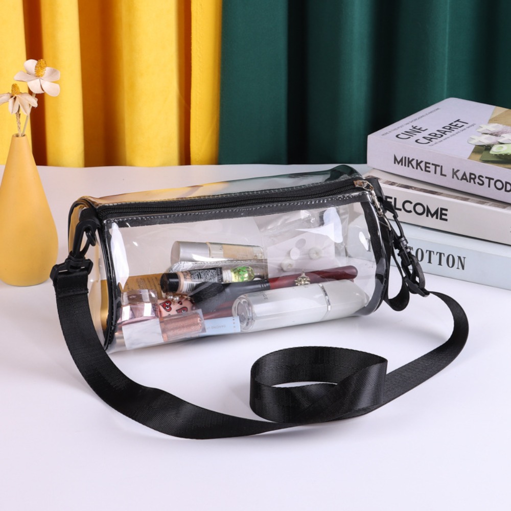 여성을위한 투명 레이저 크로스 바디 백 원통형 패션 미 - Women Bags Low Price 리뷰 및 가격