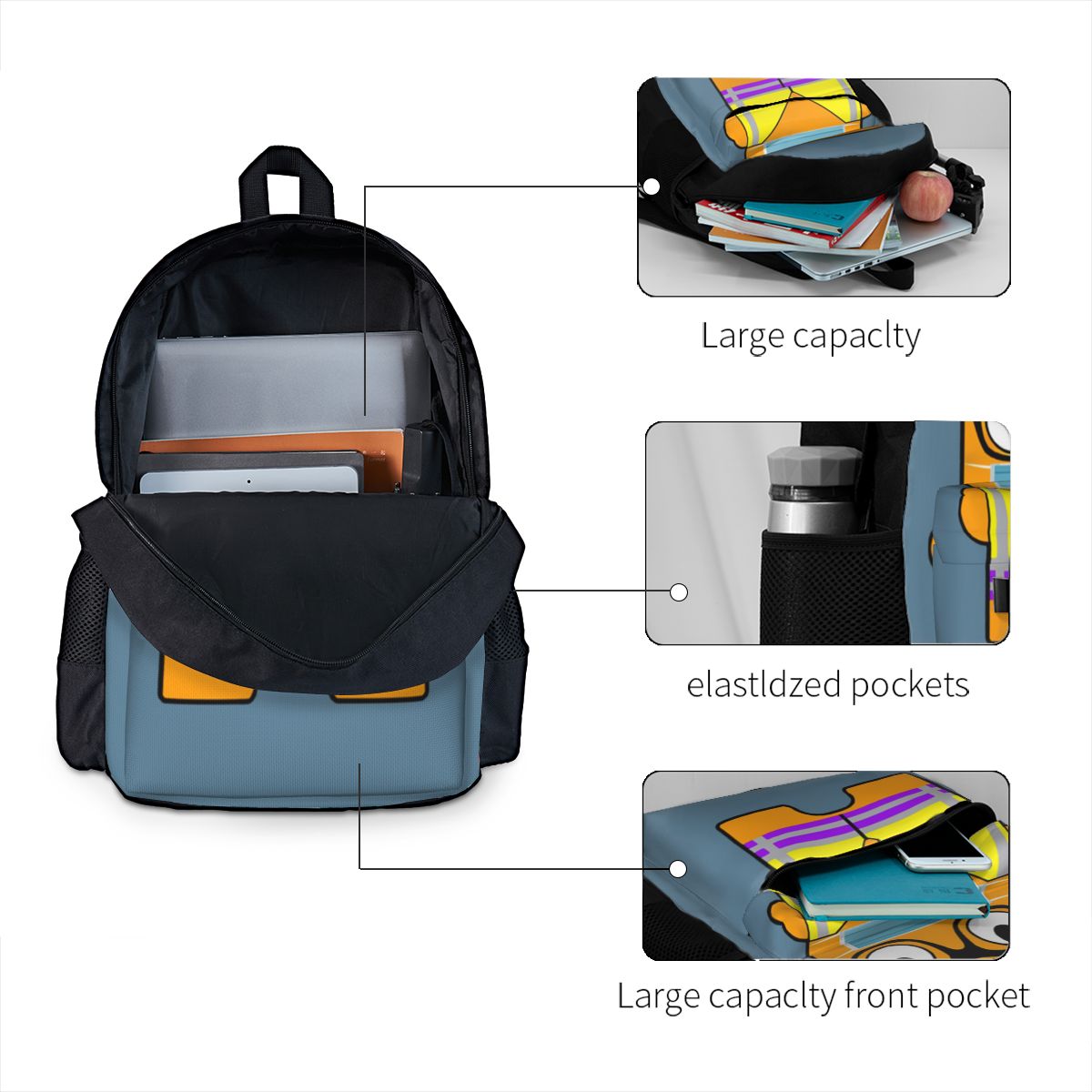 Amazon Smirk Face 클래식 학생 배낭 학교 - Women Bags Amazon 리뷰 및 가격