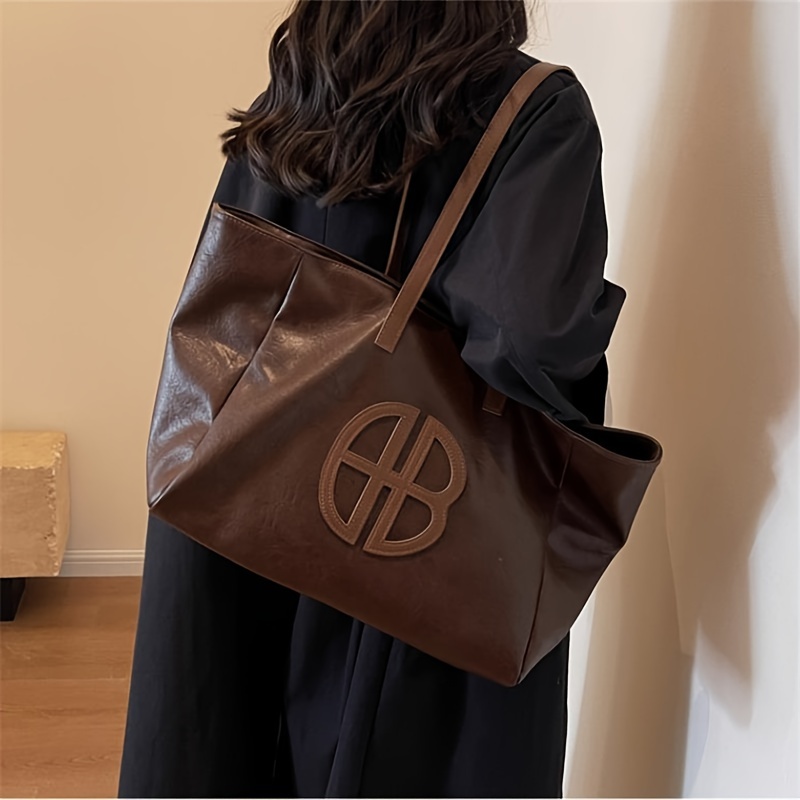 세련된 대용량 여성용 토트 백 - 캐주얼 빈티지 부드러 - Women Bags Zip 리뷰 및 가격