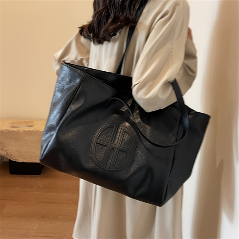 세련된 대용량 여성용 토트 백 - 캐주얼 빈티지 부드러 - Women Bags Zip 리뷰 및 가격