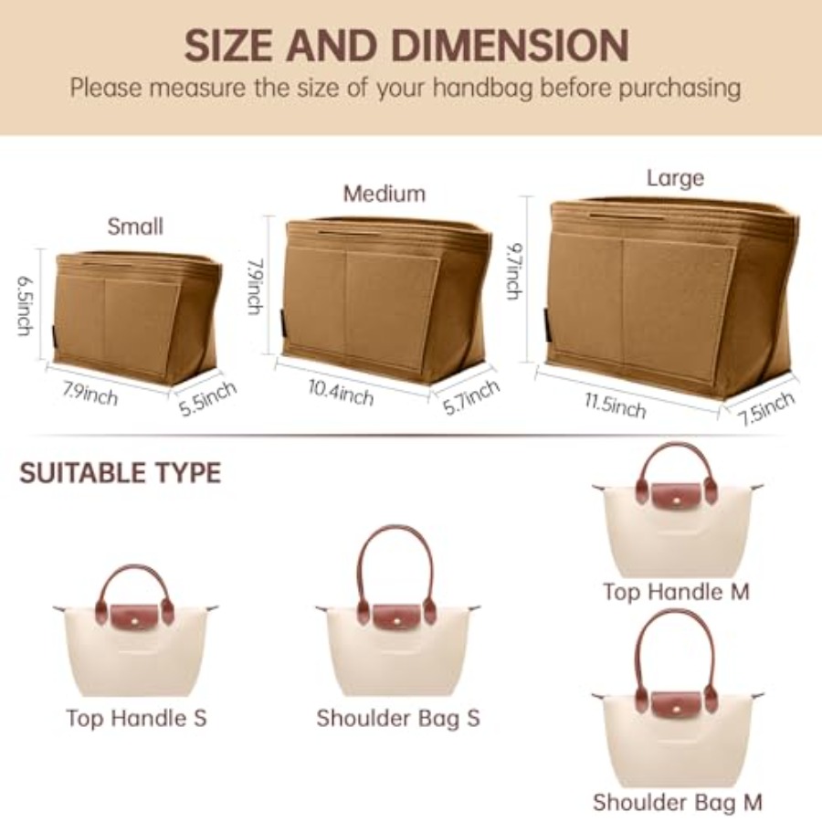 롱샴 르 플리아쥬용 퍼스 오거나이저 인서트, 프리미엄  - Women'S Bags Longchamp 리뷰 및 가격