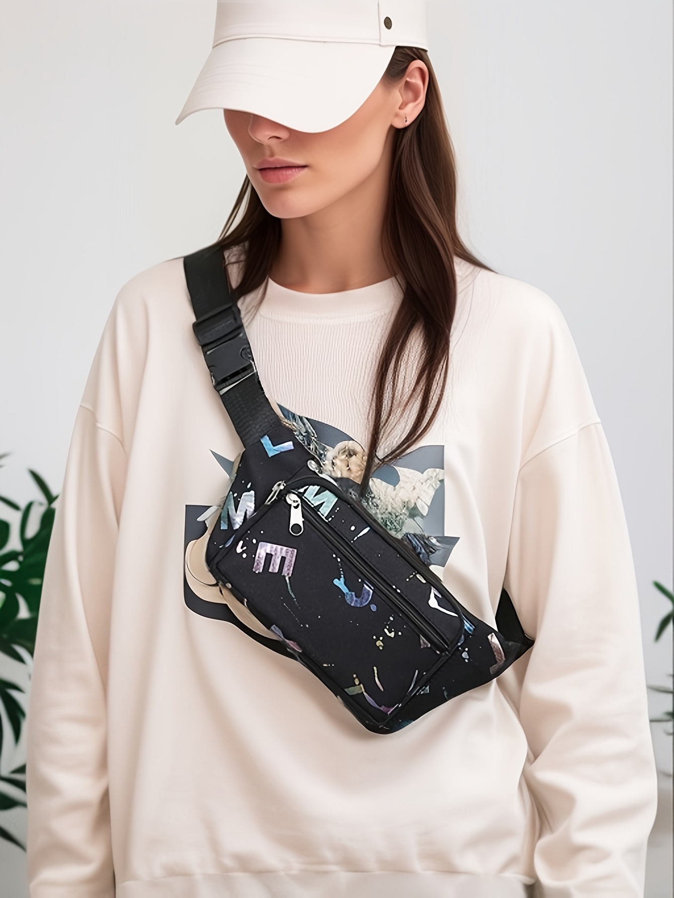 패니 팩 여성 브론 징 인쇄 벨트 가방 패션 허리 가방 - Women'S Bum Bags 리뷰 및 가격