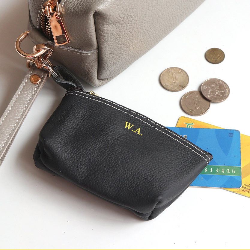 쇠가죽 채찍으로 치다 동전 주머니 사용자 정의 편지 정 - Women Bags Zip 리뷰 및 가격