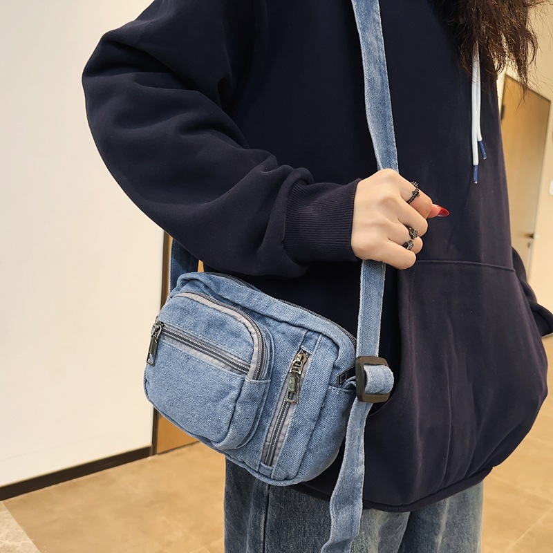 레트로 다용도 체스트 백 워시드 데님 스몰 백 캐주얼  - Women'S Bags Longchamp 리뷰 및 가격